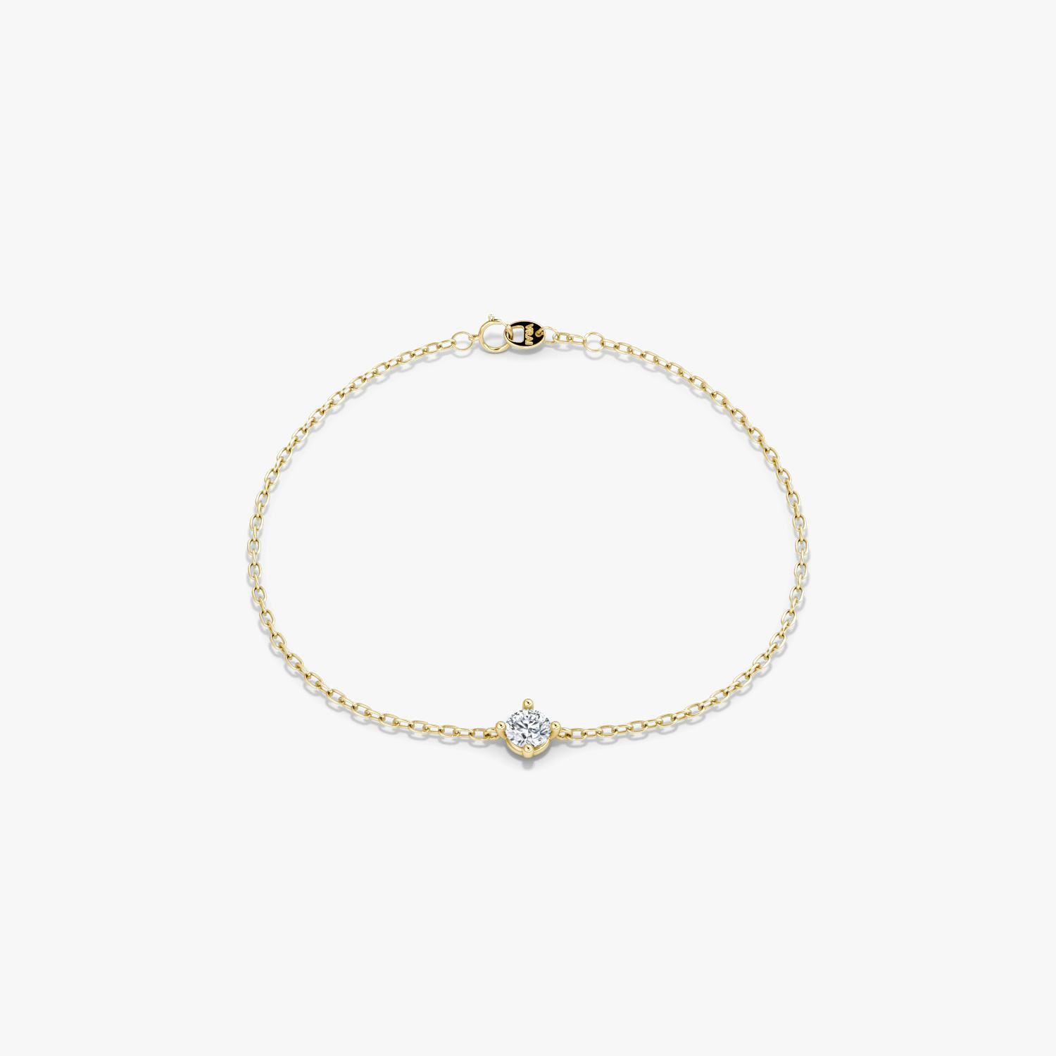 Mini Diamond Clover Bracelet in Solid Gold – Jewels By Tarry