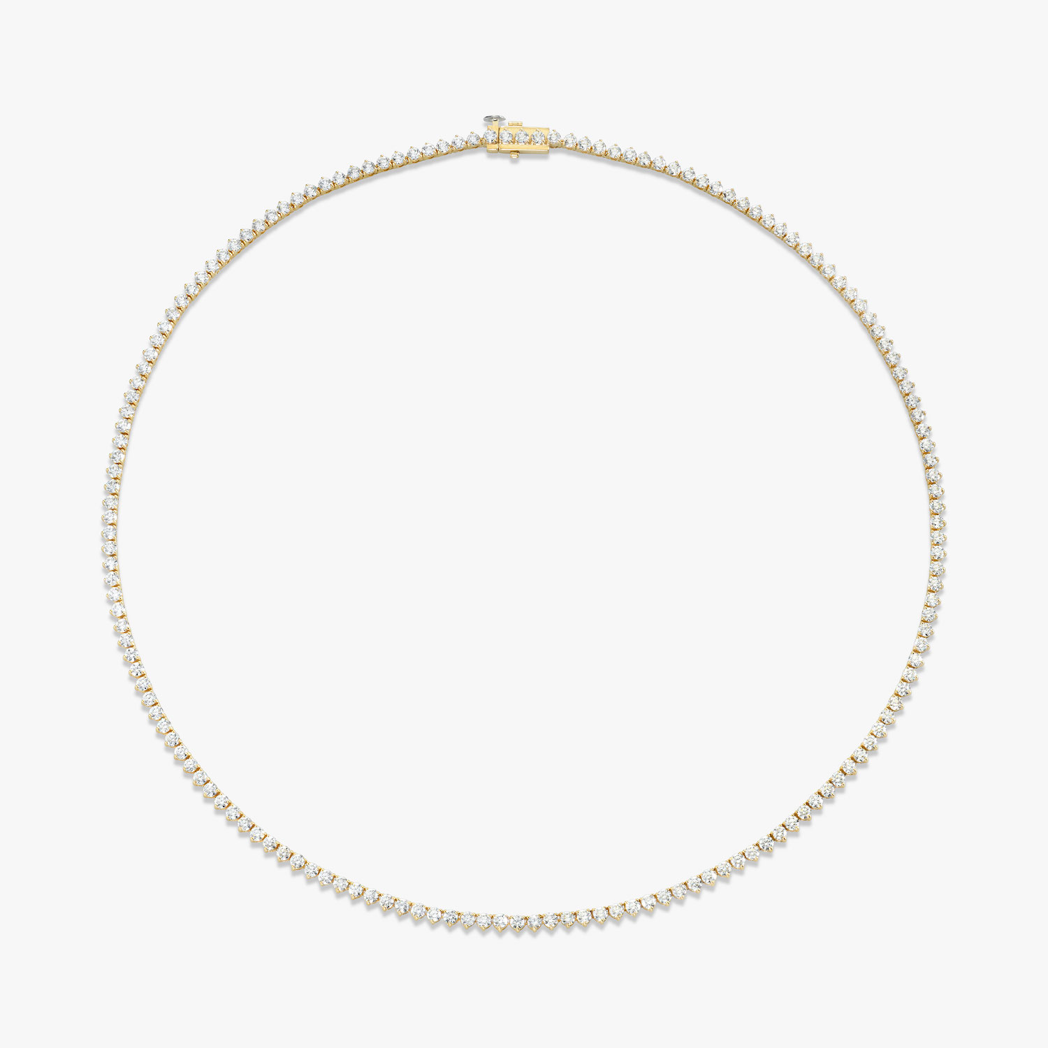 14K Gold Over Half Tennis Half Paperclip Link Chain Diamond Tennis Necklace  | eBay