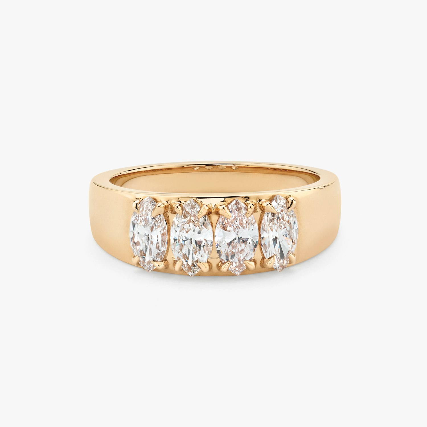 VRAI Tetrad Rings Marquise | 14k Rose Gold