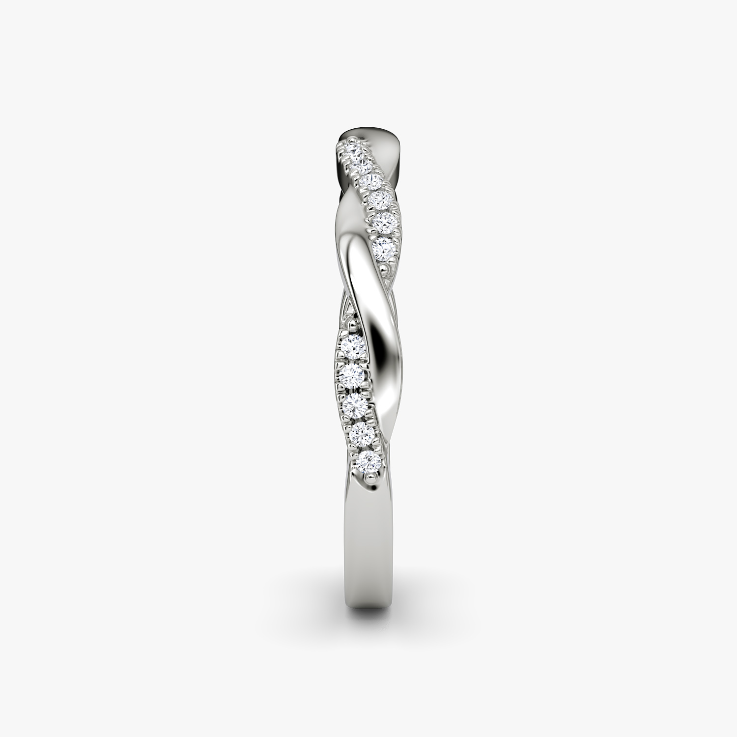 Twisted sales engagement band