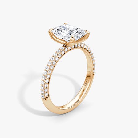 Halo Dome Round Brilliant Ring