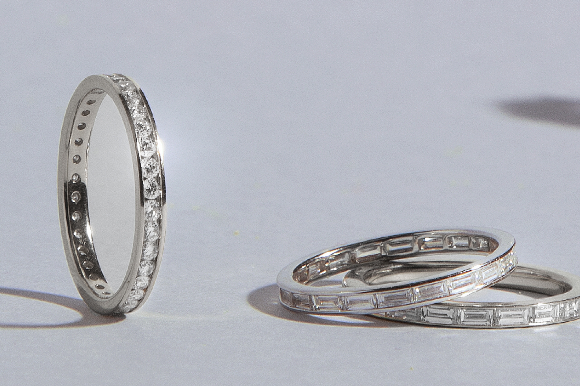 Platinum Diamond Wedding Bands | Pair Rings For Couples In Platinum|