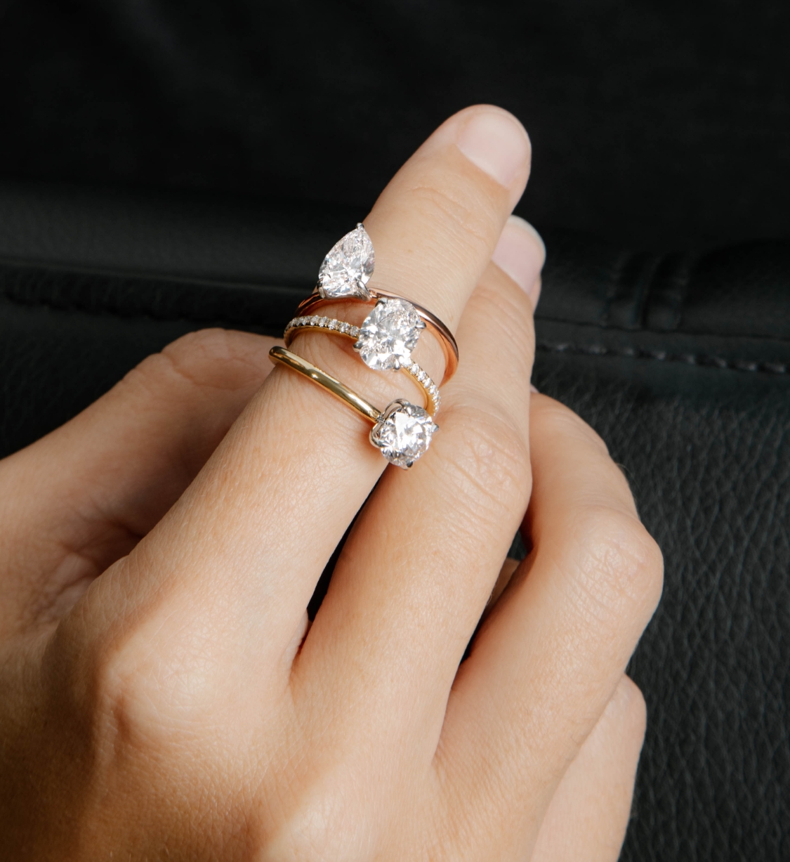 Sparkling American Diamond Ring – RANKA JEWELLERS