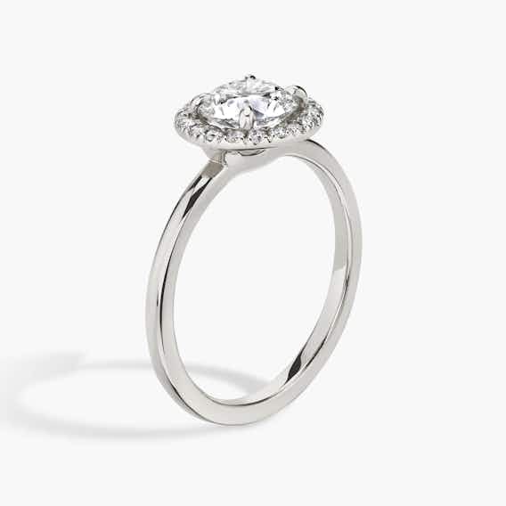 Halo Round Brilliant Ring