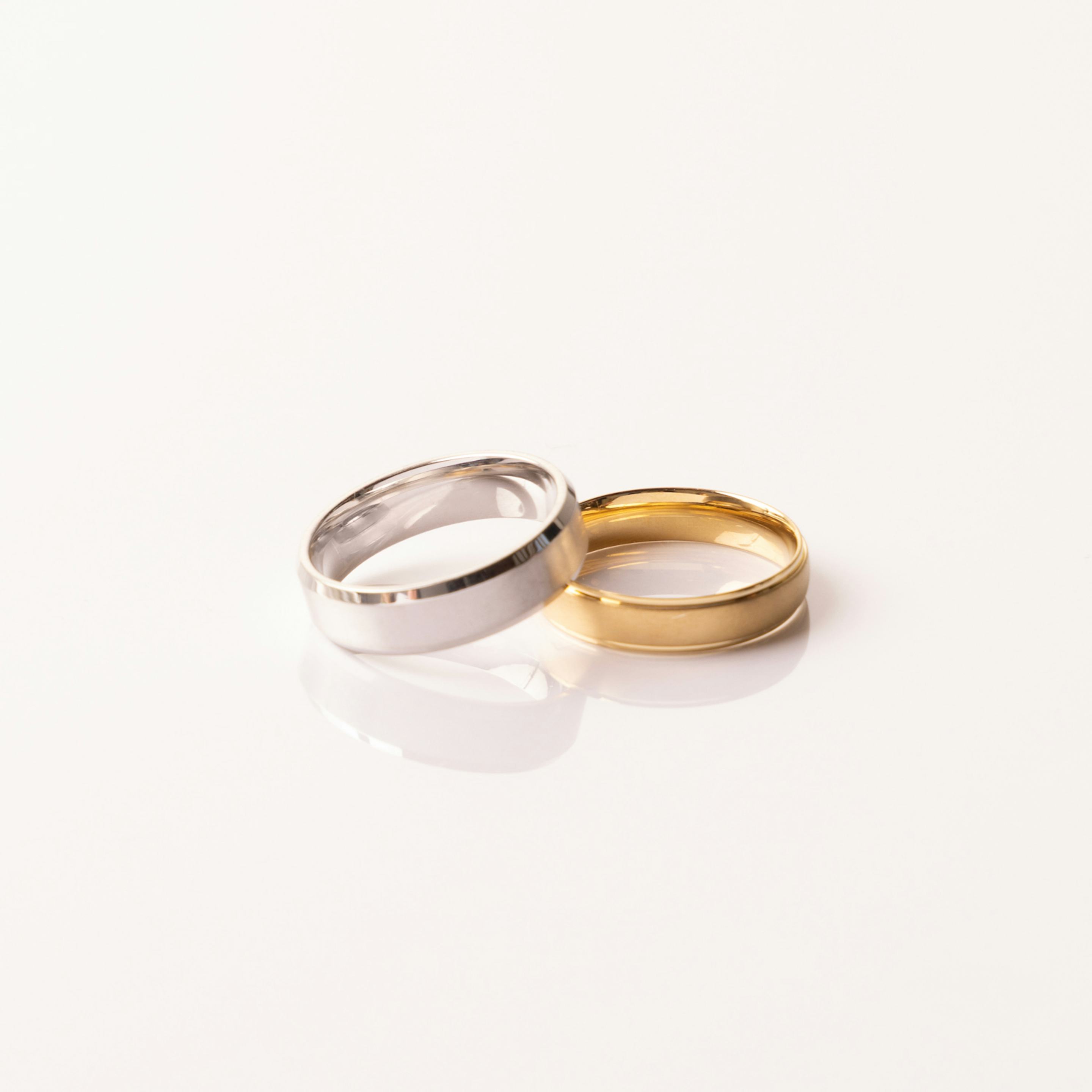 The Brushed Bevel Band | 18k | 18k Yellow Gold
