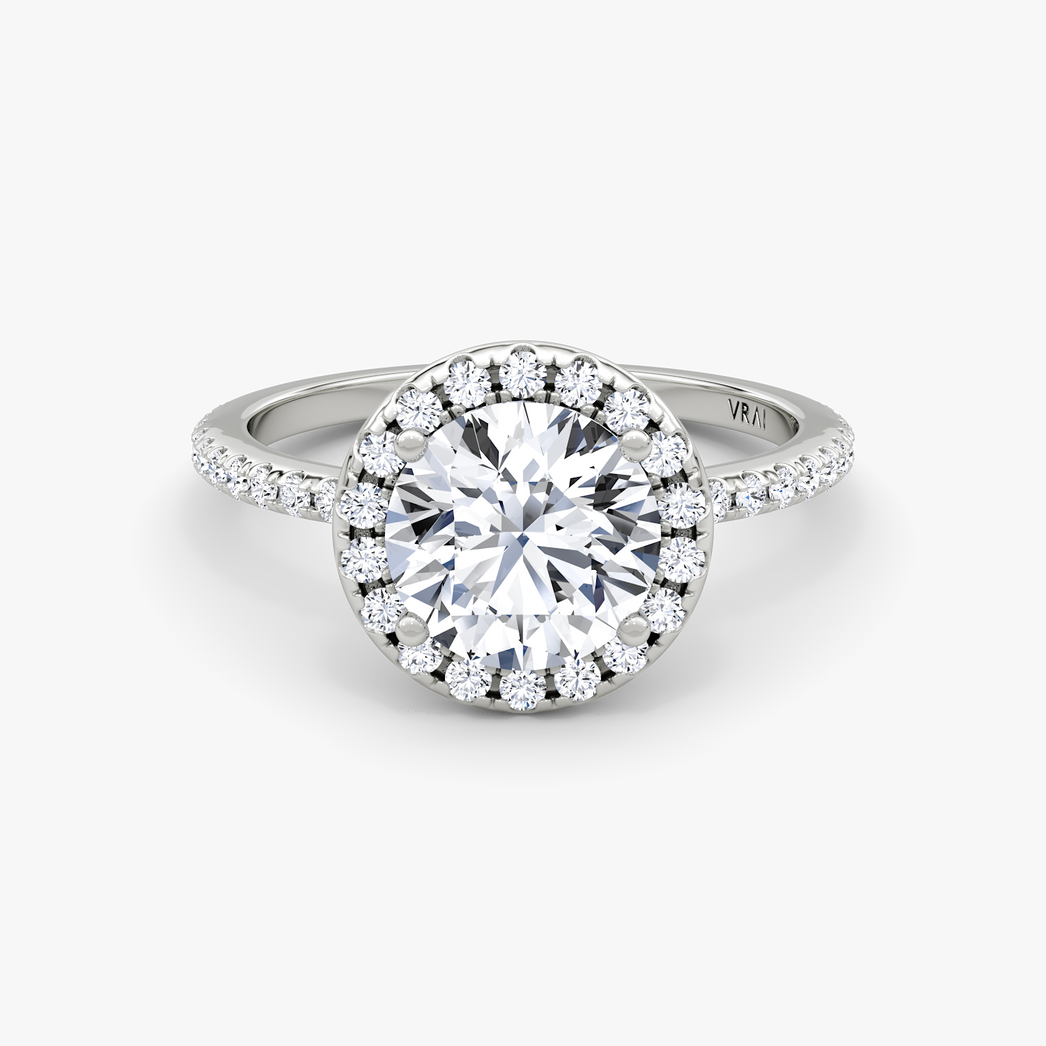 Charlie Lab Grown Diamond Ring -14K White Gold, Halo, 2.75 Carat, – Best  Brilliance