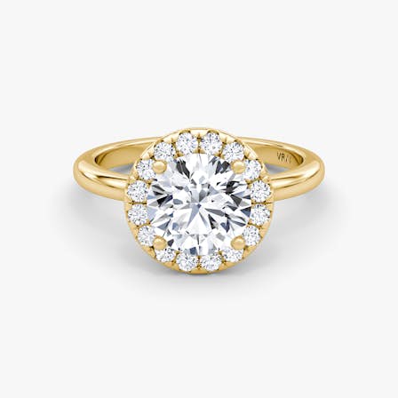 Halo Round Brilliant Ring