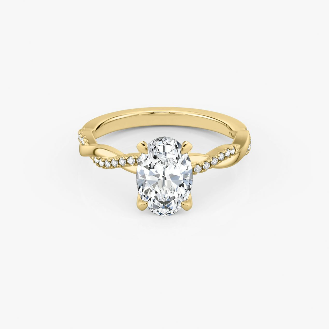 Twisted Classic Oval Ring
