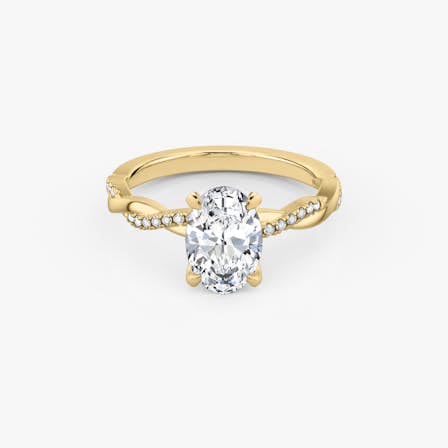 Oval Twisted Classic Ring