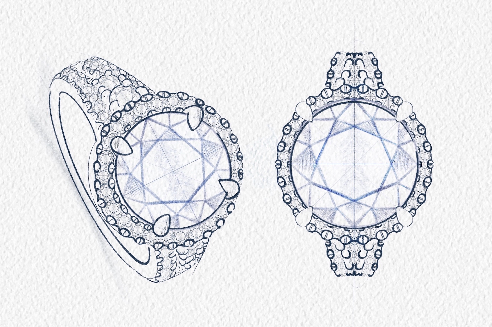Pencil Drawing Ring Diamond Isolated Sketch Stock Illustration 1063072070   Shutterstock