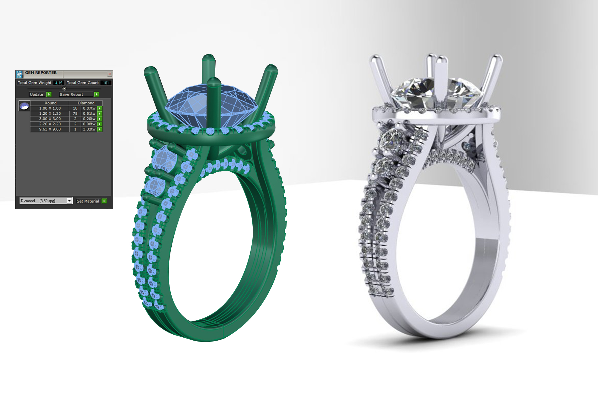 The most complete 3D CAD tool for jewelry designers and manufacturers.  2Shapes for Rhino.