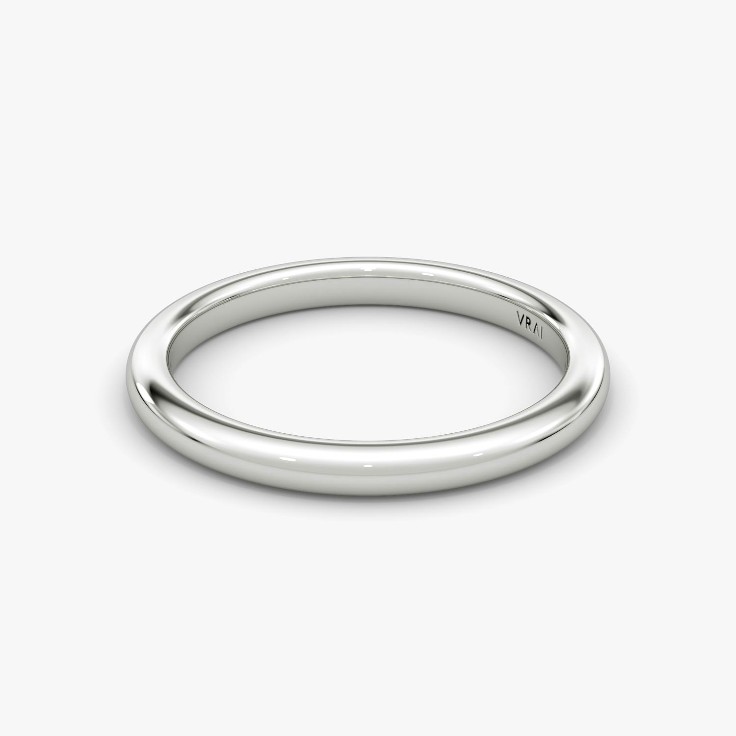 Cartier Love 18k White Gold Narrow Wedding Band Ring Size 48