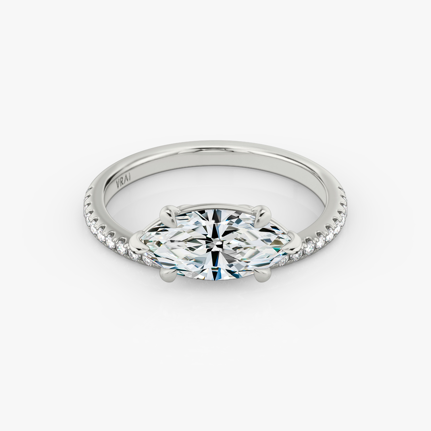 The Hover Marquise Engagement Ring