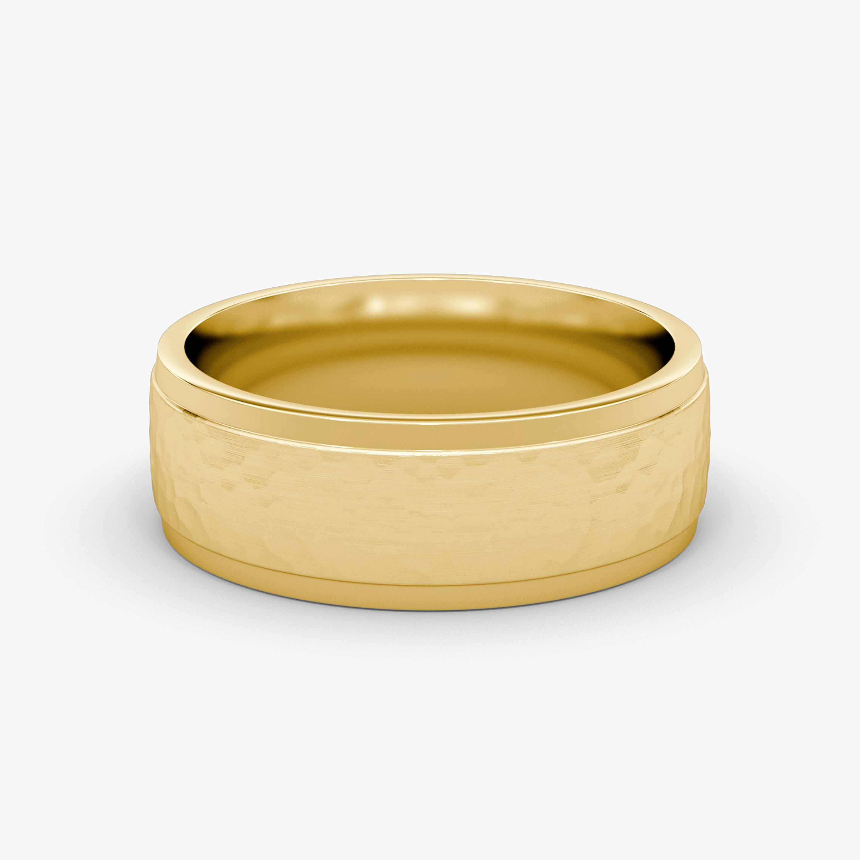 The Hammered Band | 18k | 18k Yellow Gold