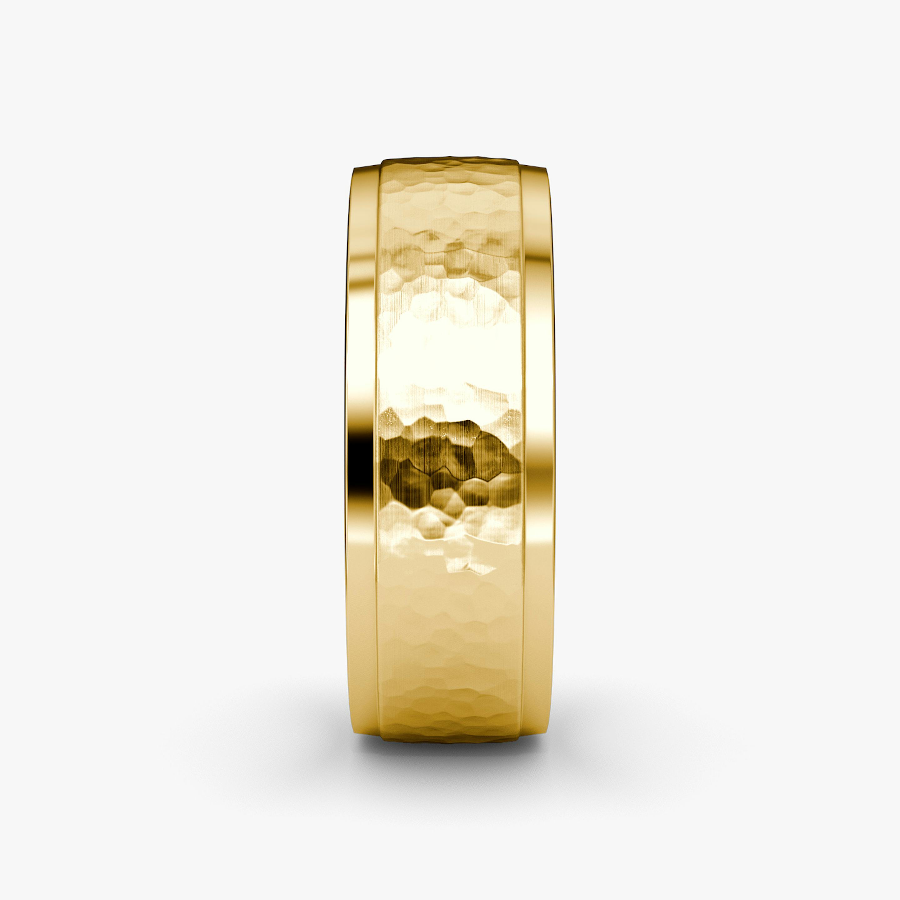 The Hammered Band | 18k | 18k Yellow Gold