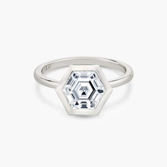 Signature Bezel Hexagon Ring