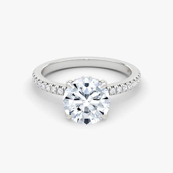 Floating Solitaire Regulus Diamond Ring