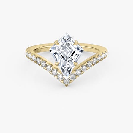 The Signature V Kite Engagement Ring
