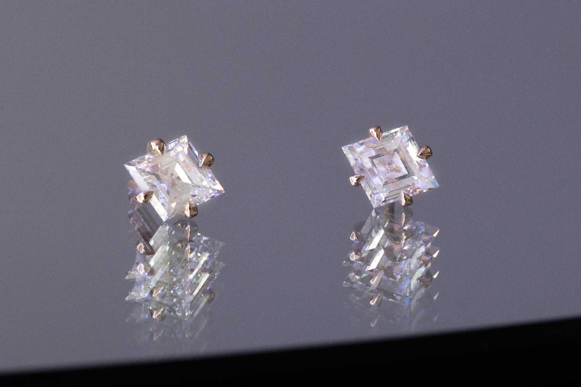 Top 205+ rough cut diamond earrings best