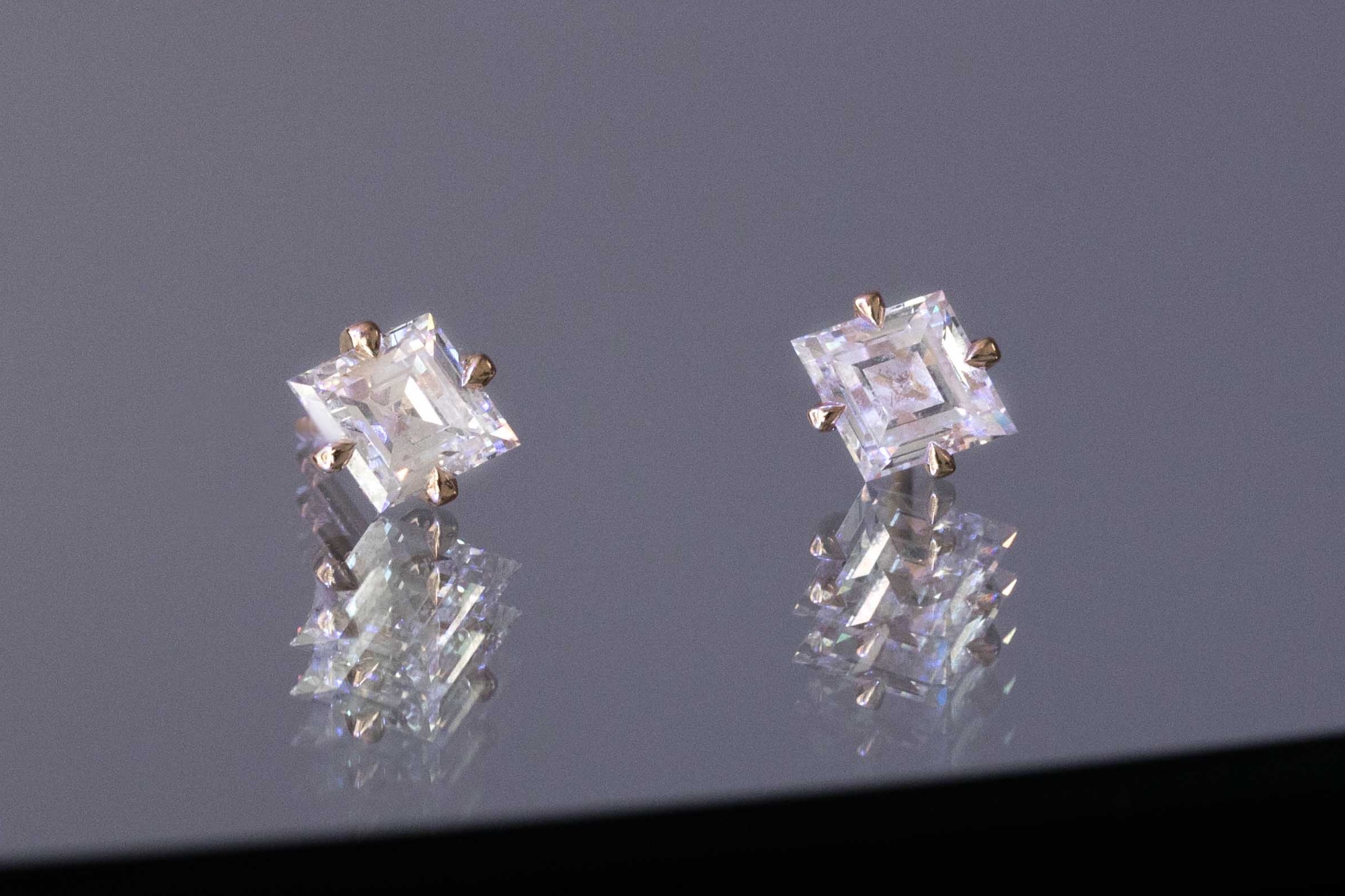 Lozenge cut diamond sale