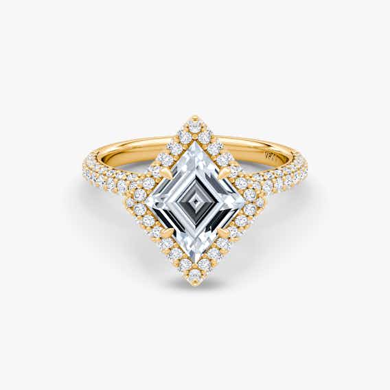 The Halo Dome in Yellow Gold
