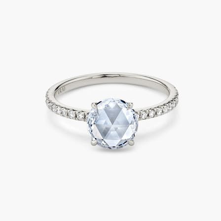 Round Rose Cut Diamonds