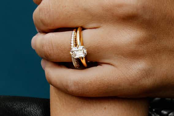 12 Best Wedding Bands For Emerald Cut Engagement Rings: How To Pair