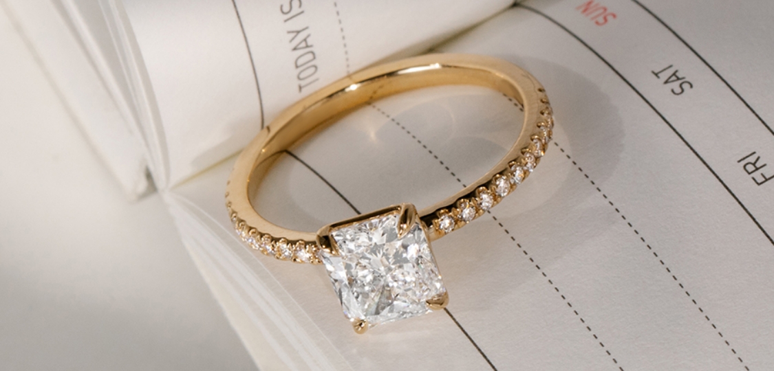 The best princess cut engagement rings