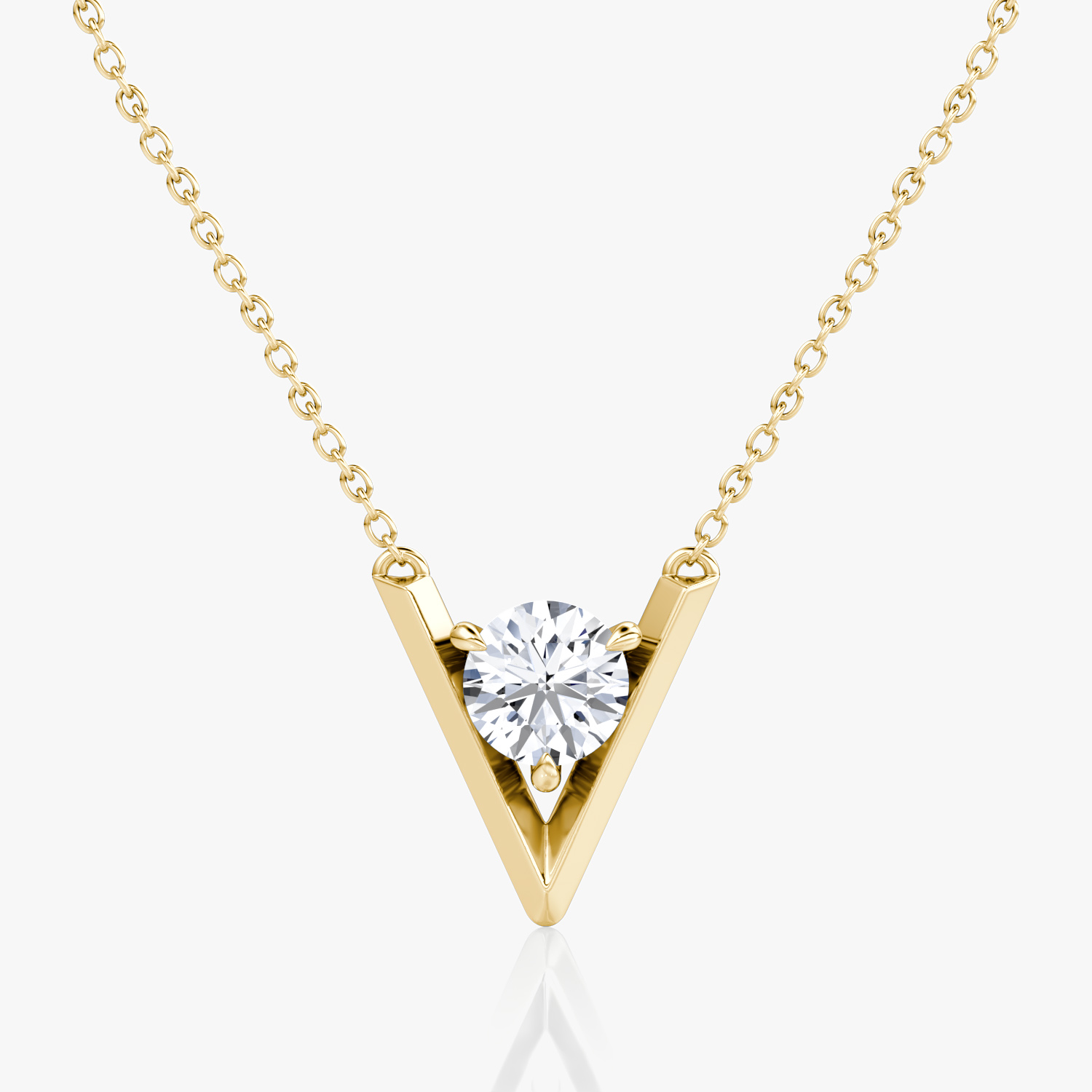14k Gold and Diamond Necklace Set with pressure setting – G. K. Ratnam