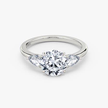 Three Stone Round Brilliant Ring