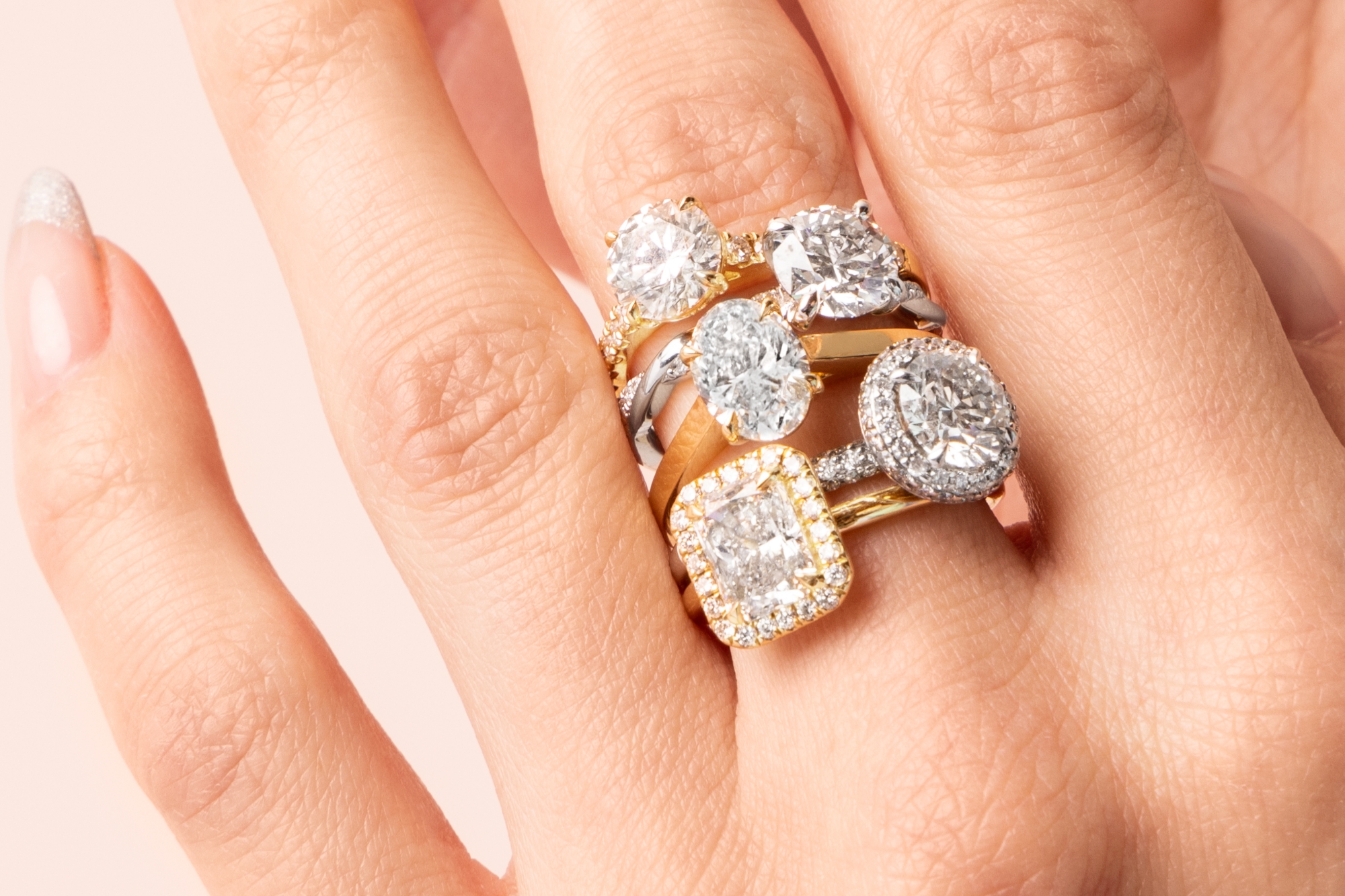 Top 30 Flower Engagement Rings - Estate Diamond Jewelry