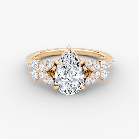 Signature Floral Pear Diamond