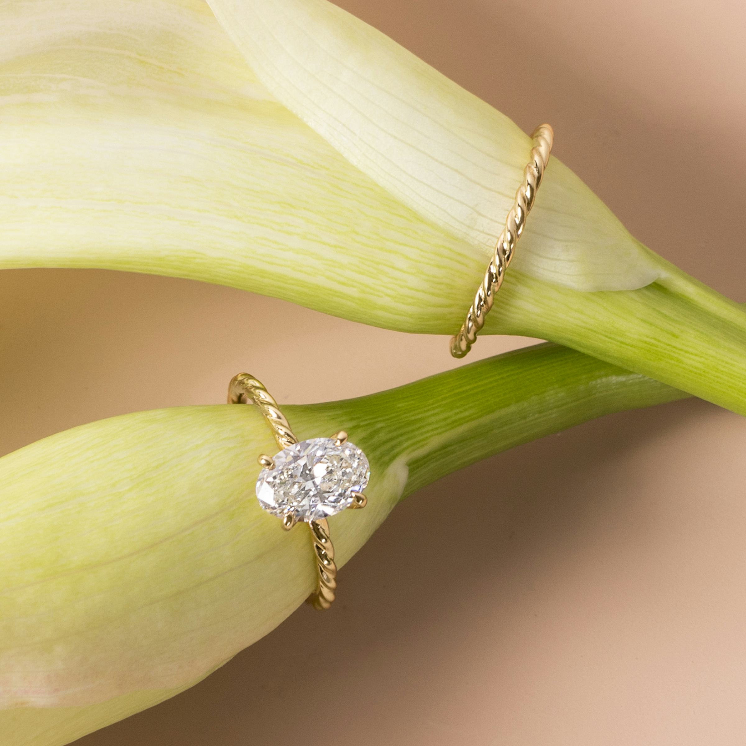 The Classic Rope Engagement Ring | VRAI