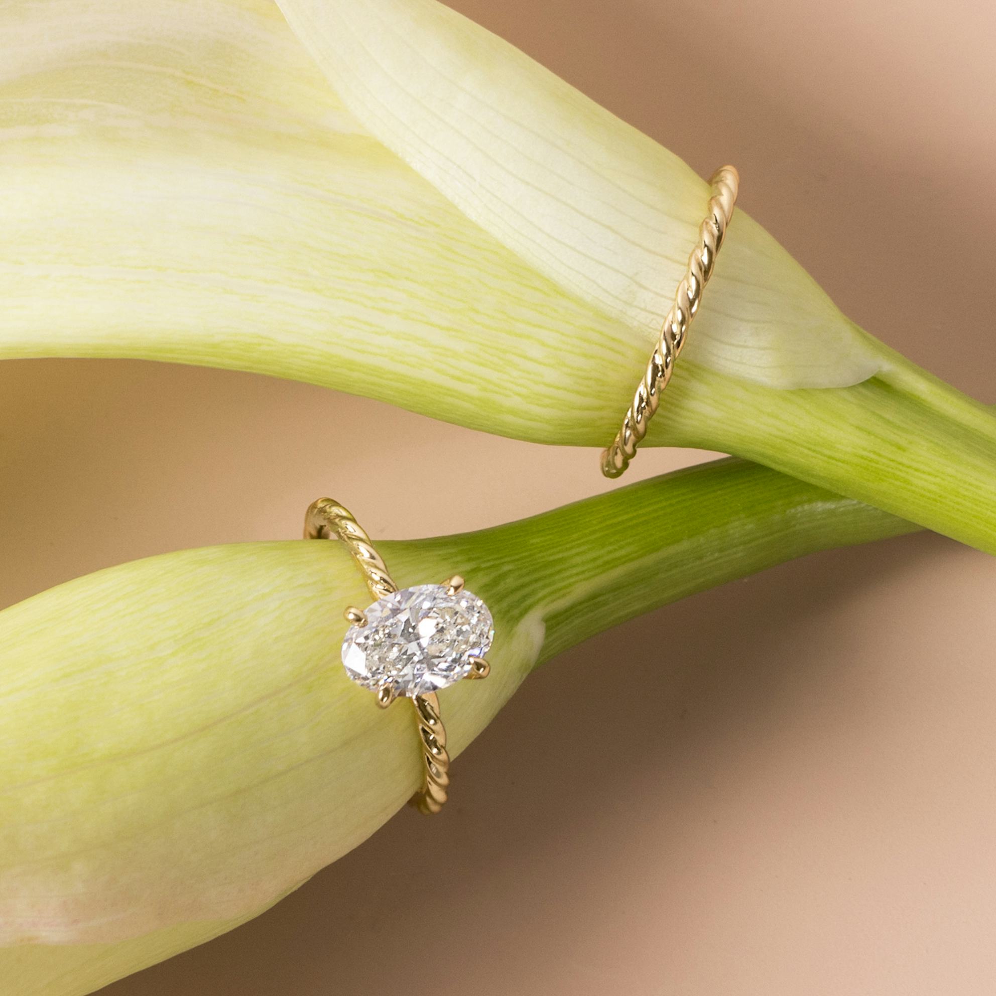 The Classic Rope Engagement Ring | VRAI