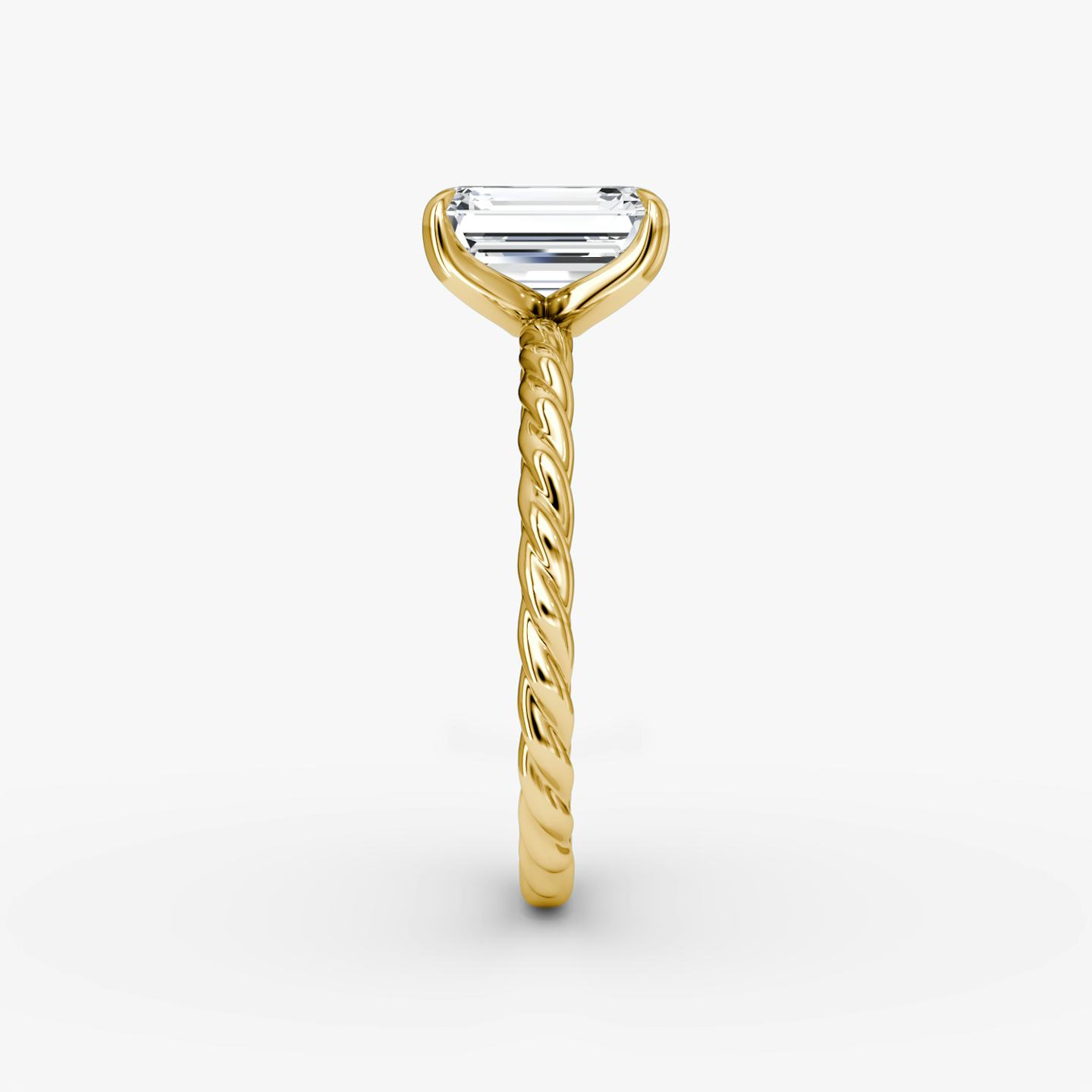 The Classic Rope | Emerald | 18k | 18k Yellow Gold | Diamond orientation: vertical | Carat weight: See full inventory