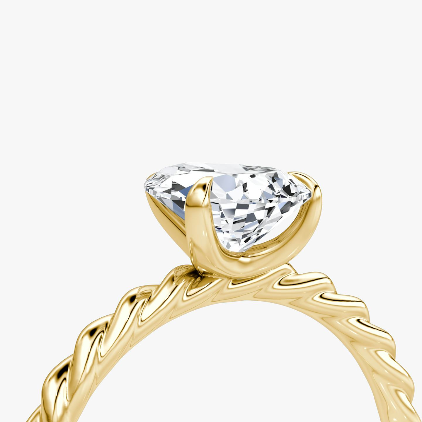 The Classic Rope | Pear | 18k | 18k Yellow Gold | Diamond orientation: vertical | Carat weight: See full inventory