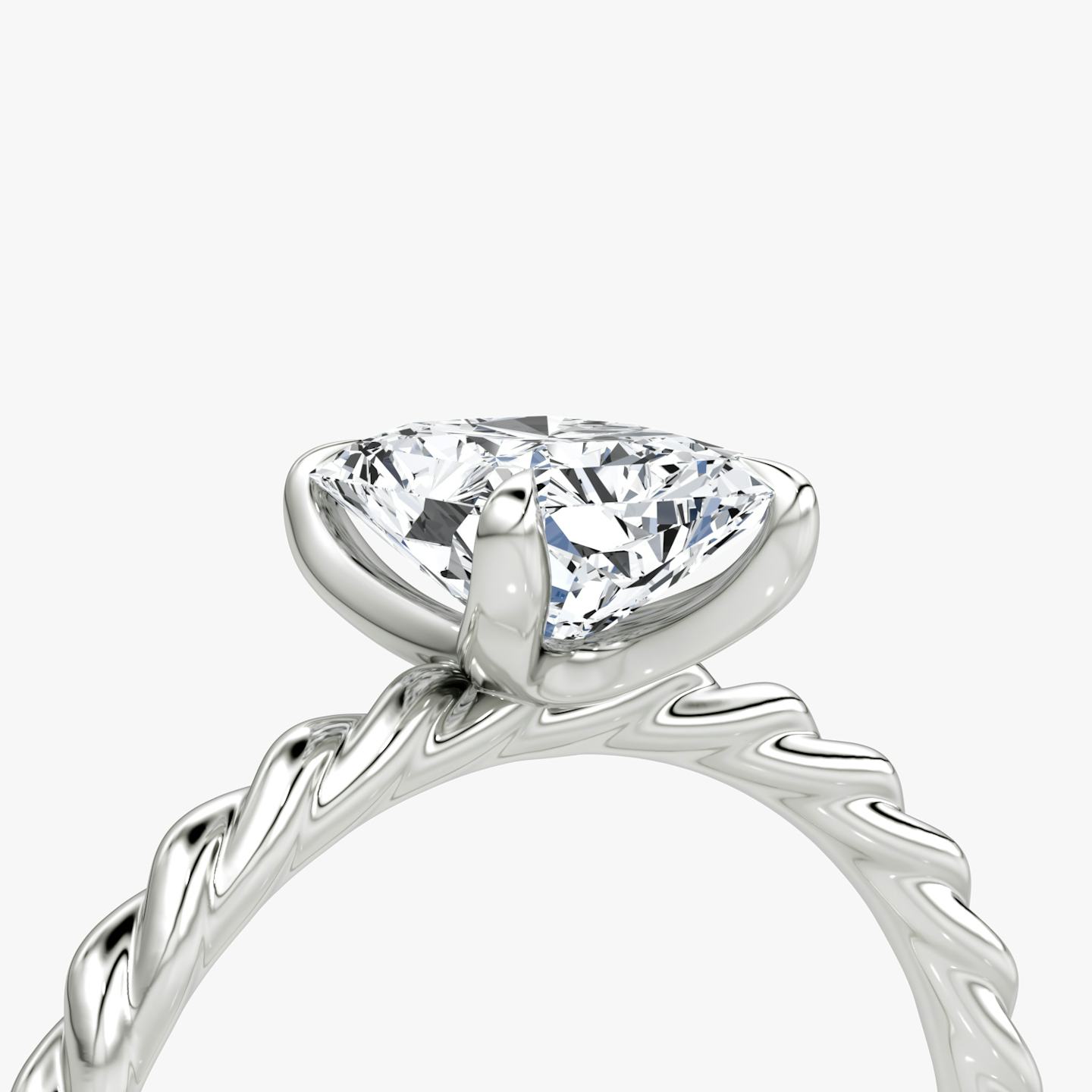 The Classic Rope | Radiant | 18k | 18k White Gold | Diamond orientation: vertical | Carat weight: See full inventory