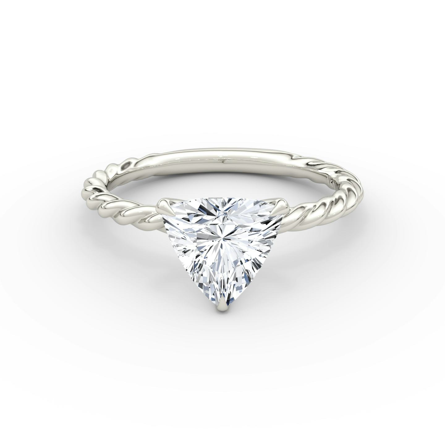 The Classic Rope | Trillion | Platinum | Diamond orientation: vertical | Carat weight: See full inventory
