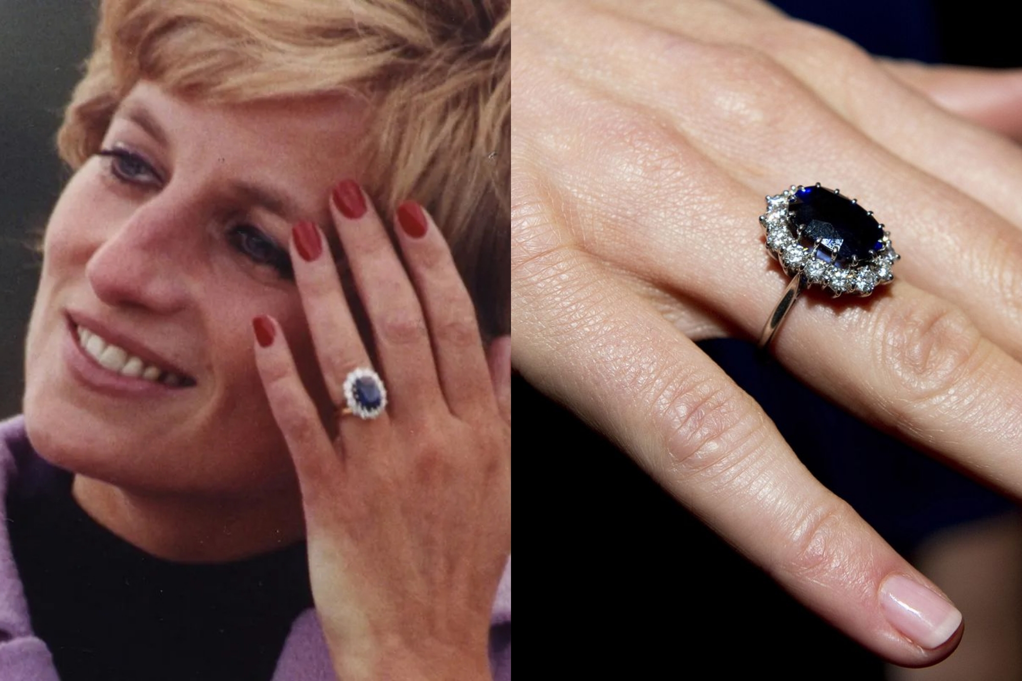 Lady Diana and Princess Kate Middleton Sapphire Engagement Ring | Princess  diana ring, Princess kate middleton, Kate middleton jewelry