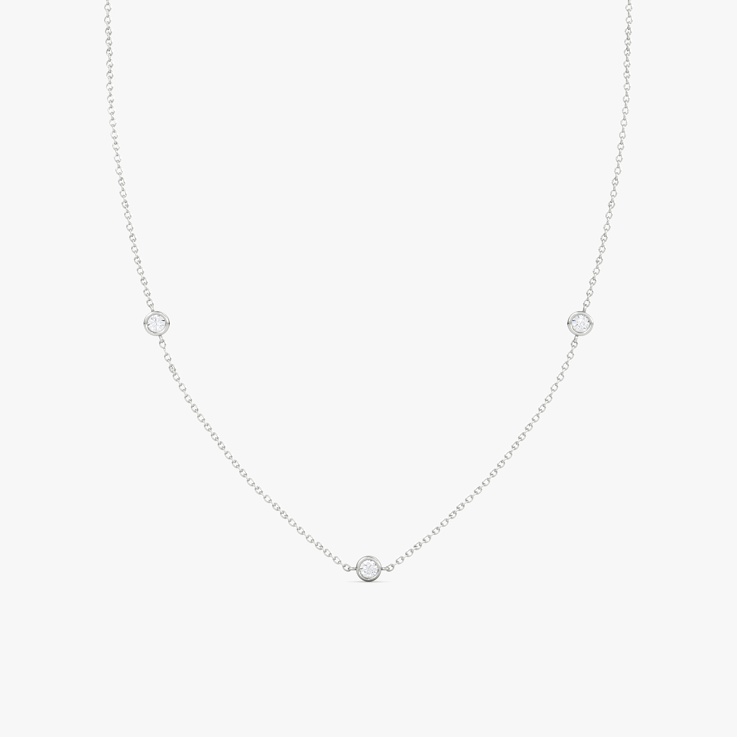 Station shop necklace silver
