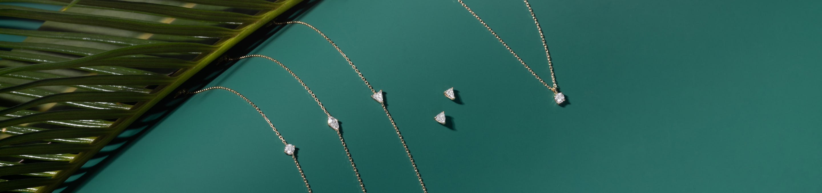 lab grown diamond necklaces and earrings in timeless designs