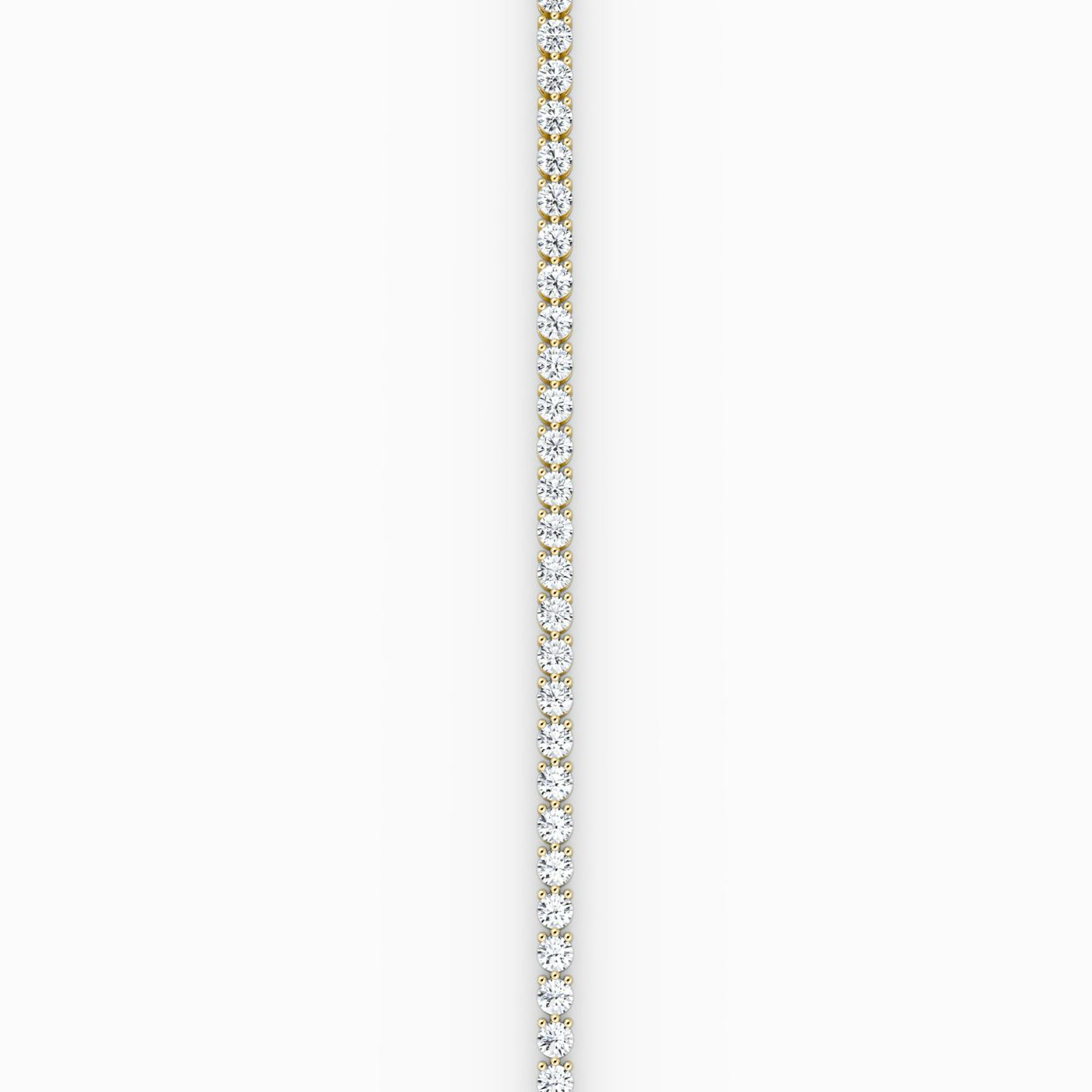 Tennis Bracelet | Round Brilliant | 14k | 18k Yellow Gold | Chain length: 6.5 | Diamond size: Medium