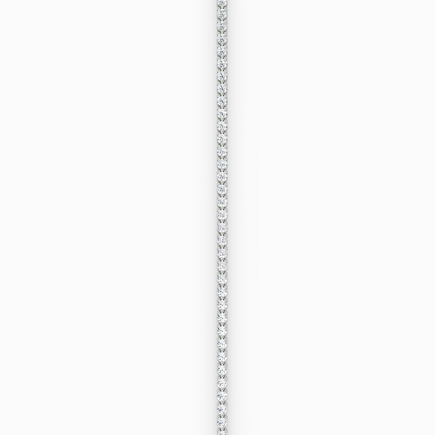 Tennis Bracelet | Round Brilliant | 14k | 18k White Gold | Chain length: 8 | Diamond size: Petite