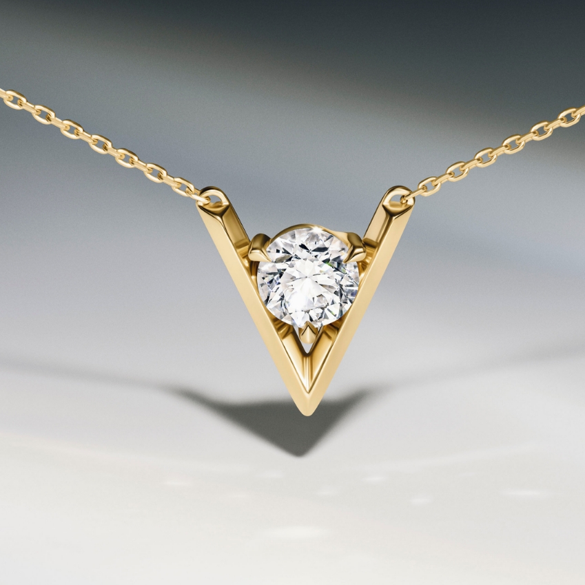 Gold Rings Diamond Rings with VRAI Created Diamonds