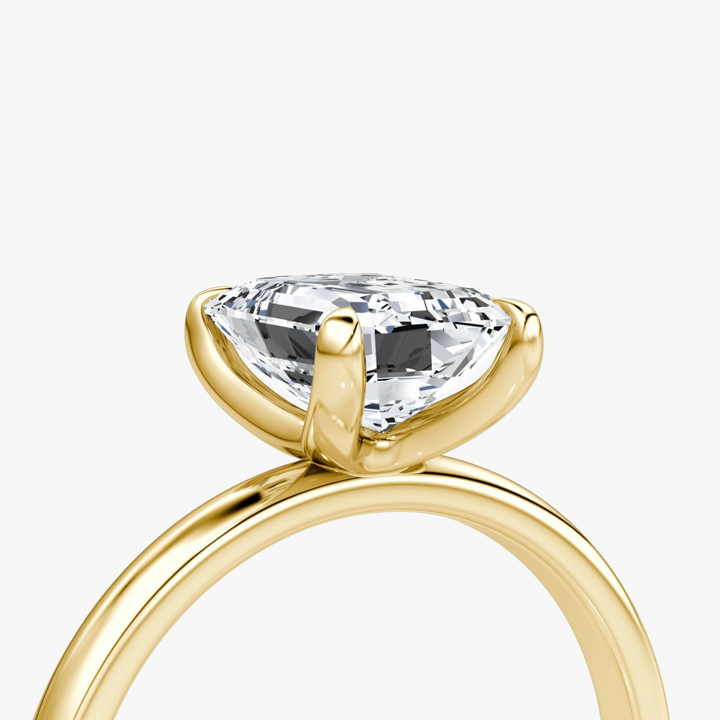 Classic | Emerald | 18k | 18k Gelbgold | Ringbreite: Large | Ring: Schlicht | Diamantausrichtung: vertical | Karatgewicht: Gesamtbestand ansehen