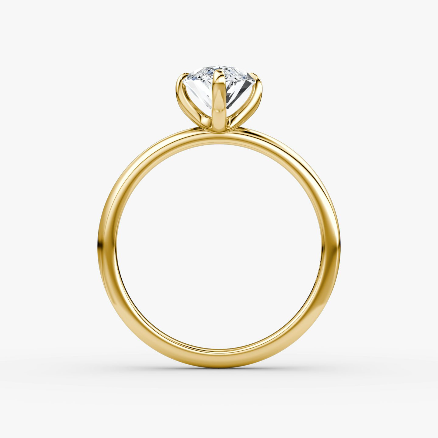 The Classic | Pavé Marquise | 18k | 18k Yellow Gold | Band width: Large | Band: Plain | Diamond orientation: vertical | Carat weight: See full inventory