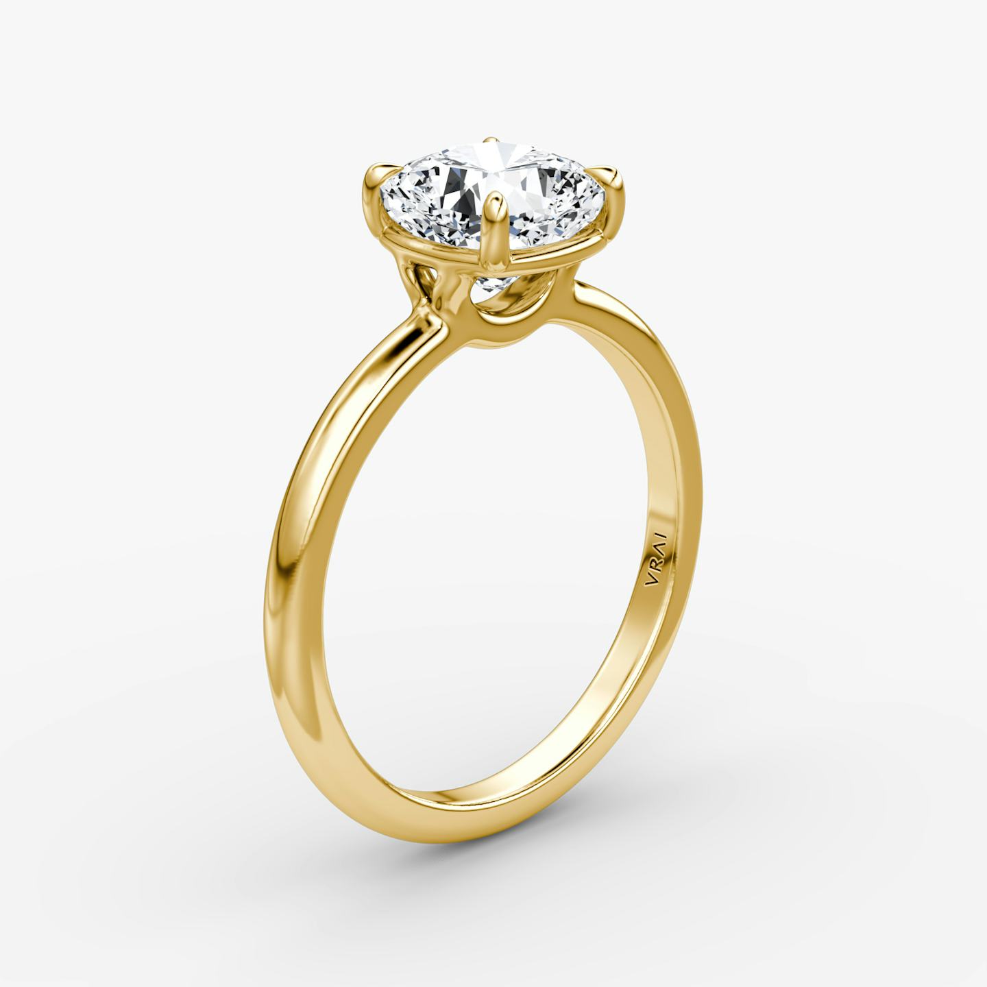 The Signature | Pavé Cushion | 18k | 18k Yellow Gold | Band width: Large | Band: Plain | Setting style: Plain | Diamond orientation: vertical | Carat weight: See full inventory