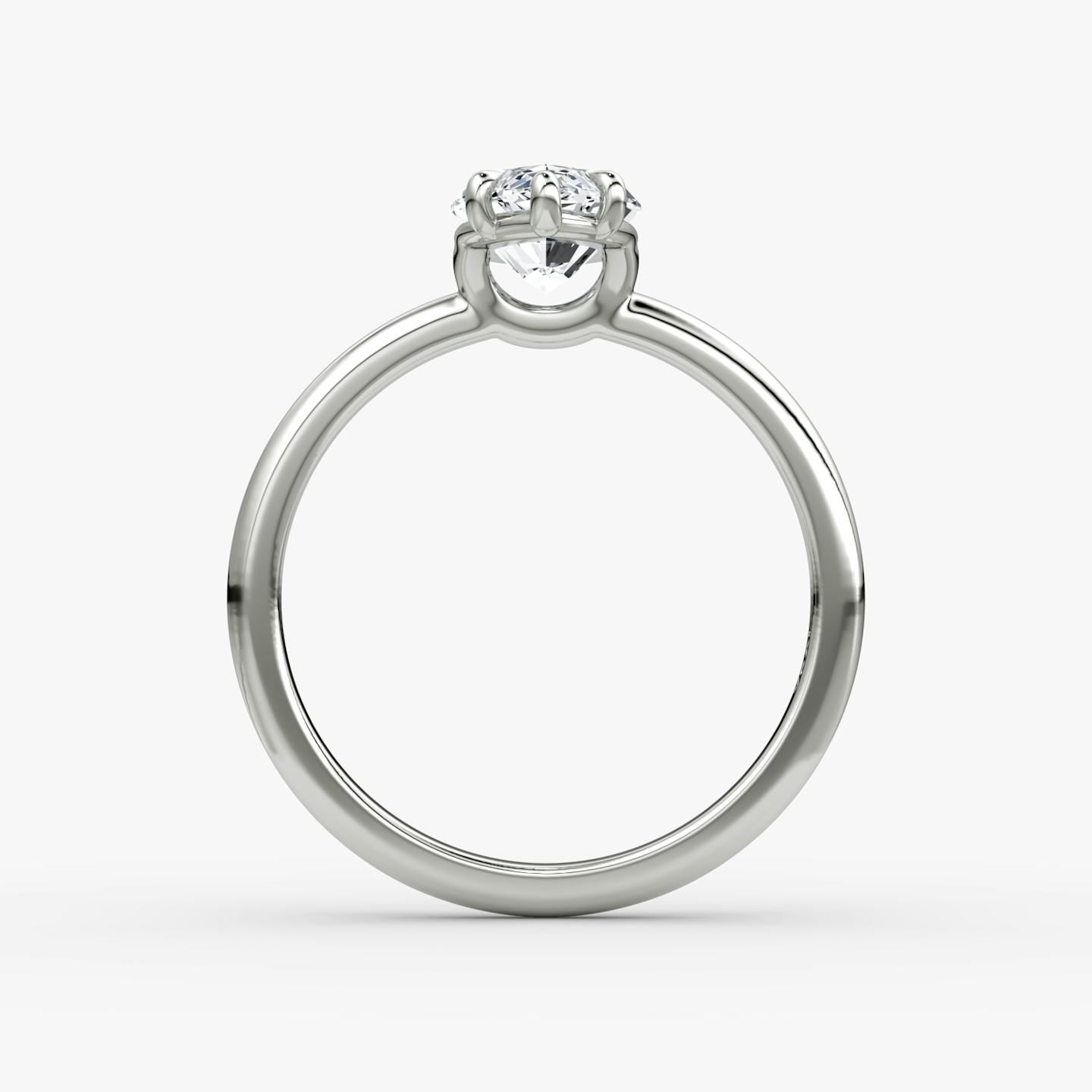 The Signature | Pavé Marquise | Platinum | Band width: Large | Band: Plain | Setting style: Plain | Diamond orientation: vertical | Carat weight: See full inventory
