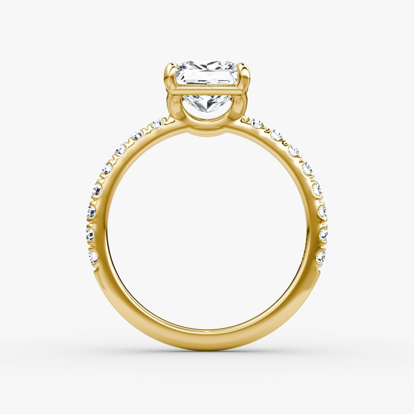Signature | Princess | 18k | 18k Gelbgold | Ring: Pavé | Ringbreite: Large | Fassung: Schlicht | Diamantausrichtung: vertical | Karatgewicht: Gesamtbestand ansehen