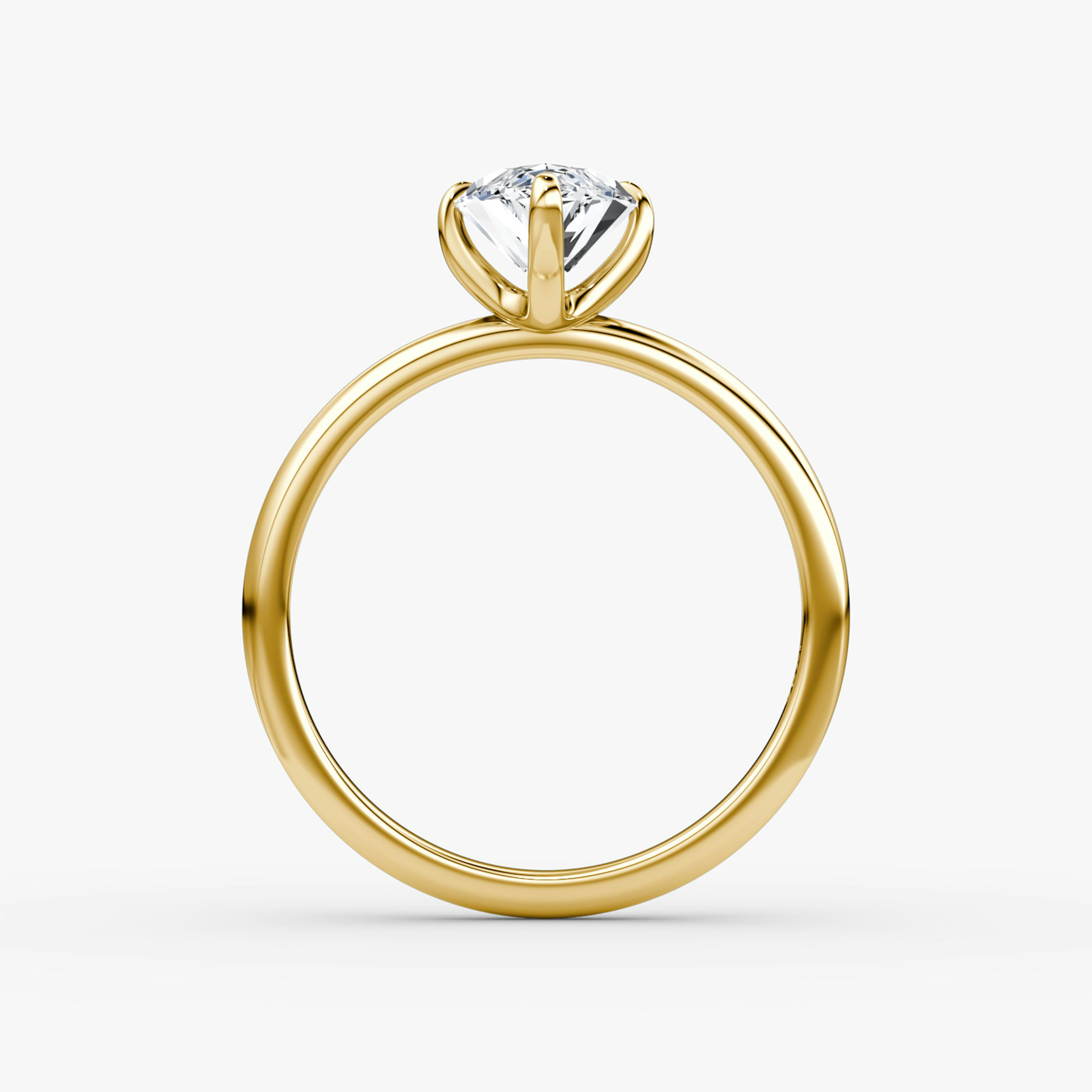 The Classic | Pavé Marquise | 18k | 18k Yellow Gold | Band width: Standard | Band: Plain | Diamond orientation: vertical | Carat weight: See full inventory